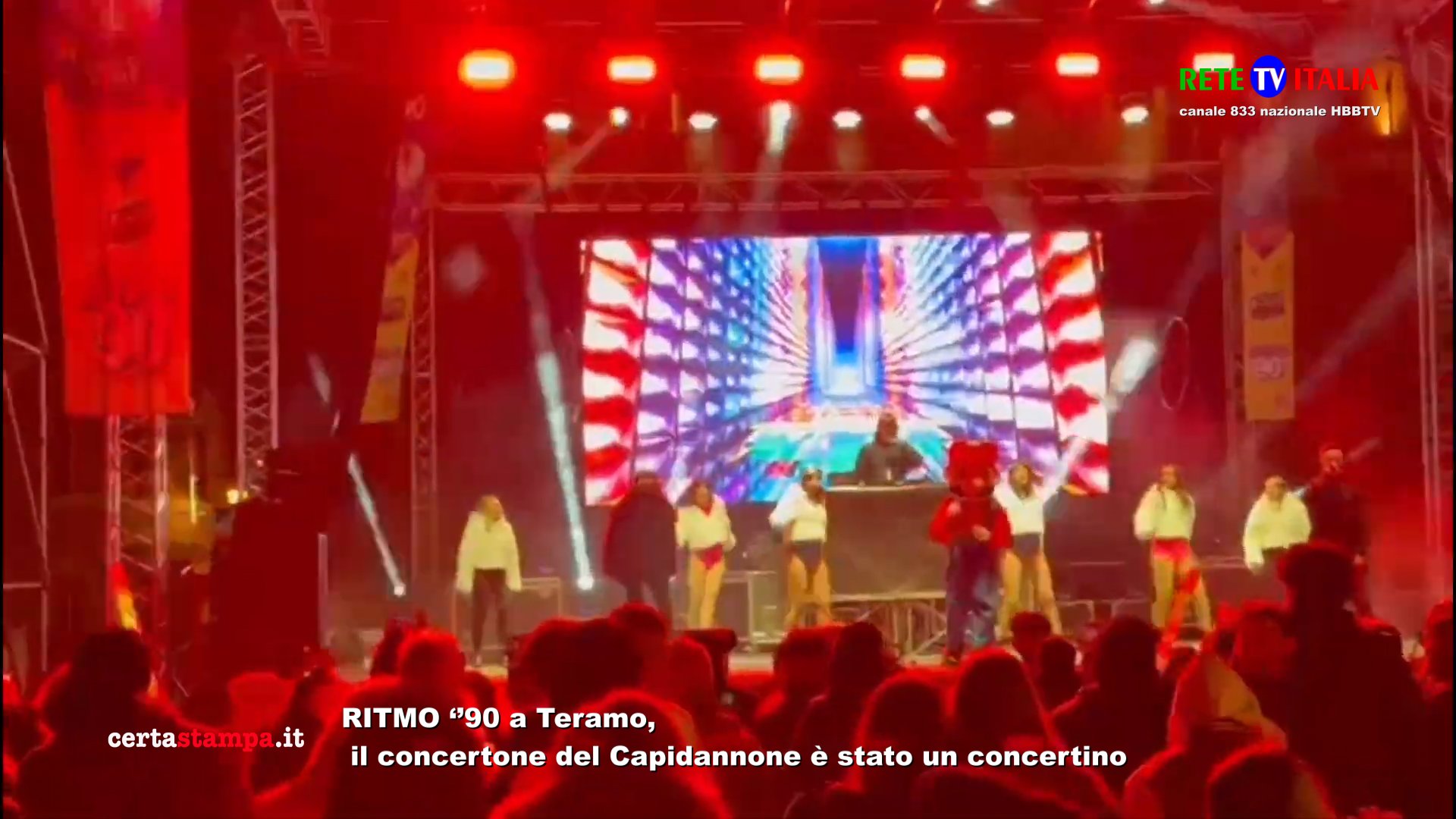 Teramo il concerto di capodanno con troppo freddo