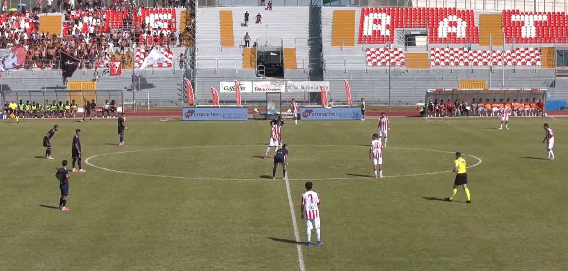 Maceratese Teramo 0 a 3 prima vittoria del campionato serie D Girone F