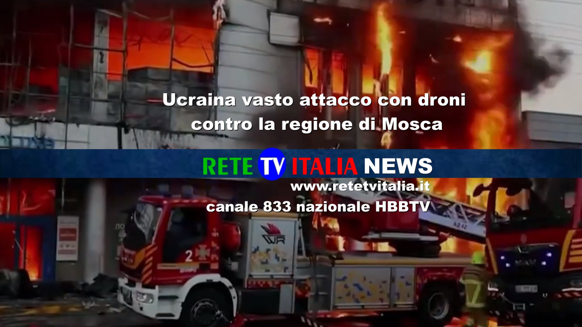 Ucraina vasto attacco con droni contro la regione di Mosca