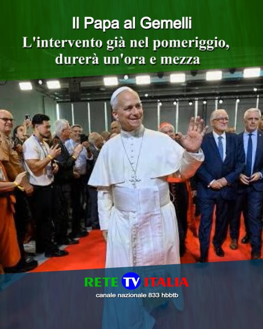 Il papa al Gemelli
